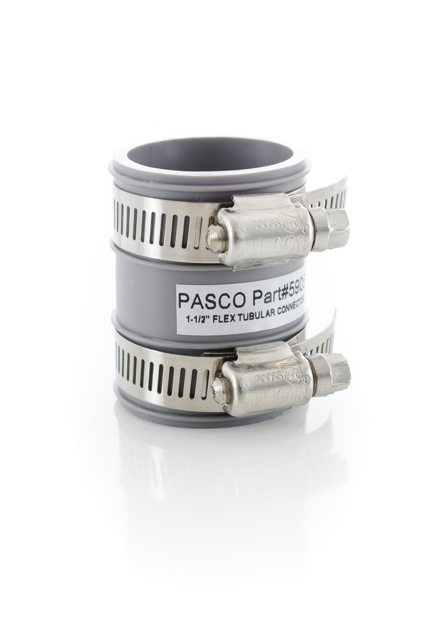 Pasco 5905 1-1/4" 1-1/2" FLEX TUBULAR CONNECTOR