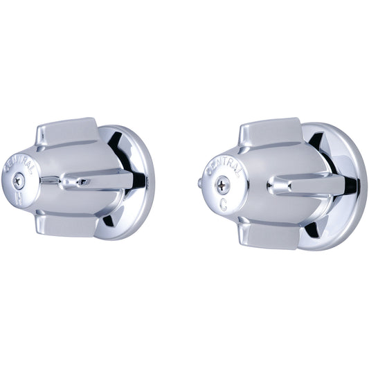 Central Brass 6056 TUB & SHOWER-2 CANOPY HDL 1/2" IP 6" CNTRS-PC