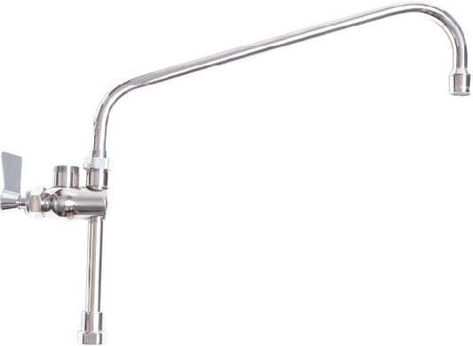 Fisher 71323 Stainless Steel Add-on Faucet, Lever Handle, 6" Swing Spout