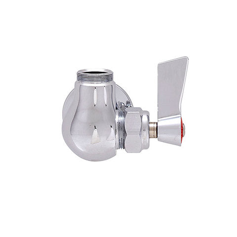 Fisher 70459 Stainless Steel Single Wall Control Valve, Lever Handle, Swivel Outlet, Swivel Stem