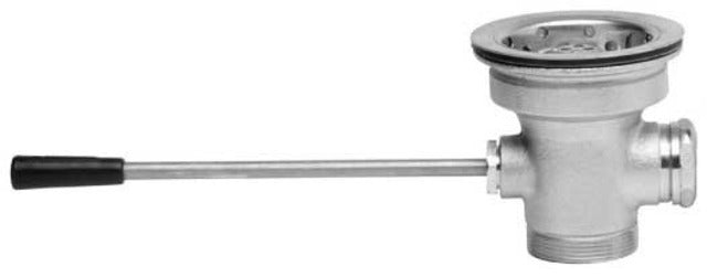 Fisher 24090 Twist Waste 2 Flat Strainer Chrome Plated