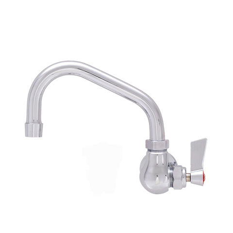 Fisher 67644 Stainless Steel Faucet, Kitchen, Single Wall Control Valve, Lever Handle, 12" Swing Spout