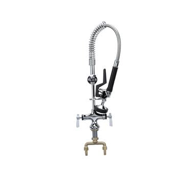 CHG KL50-MINI-BR Encore Single Hole Deck Mount Mini Pre Rinse Assembly with Wall Bracket