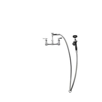 CHG KL53-20005094 UTIL Spray, Wall Mount, 8"OC, 0.5"DIA, LLBR, CP,