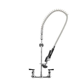 CHG KLP53-11L4-BS Encore?? 8" OC Wall Mount  Pre-rinse Assembly Ceramic Valves with Stainless Steel Spring and 1.05 gpm PowerPulse Utility Spray