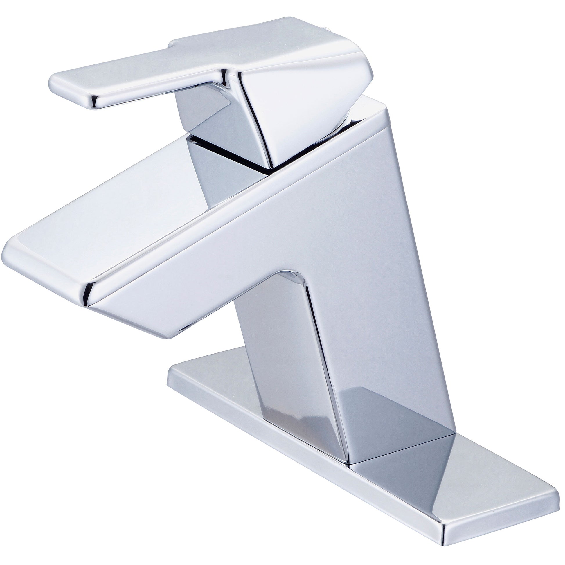 Olympia L-6011-WD LAV-1 OR 3 HOLE SINGLE LVR HDL LESS POP-UP HOLE DECK PLATE 3/8" FLEX-CP