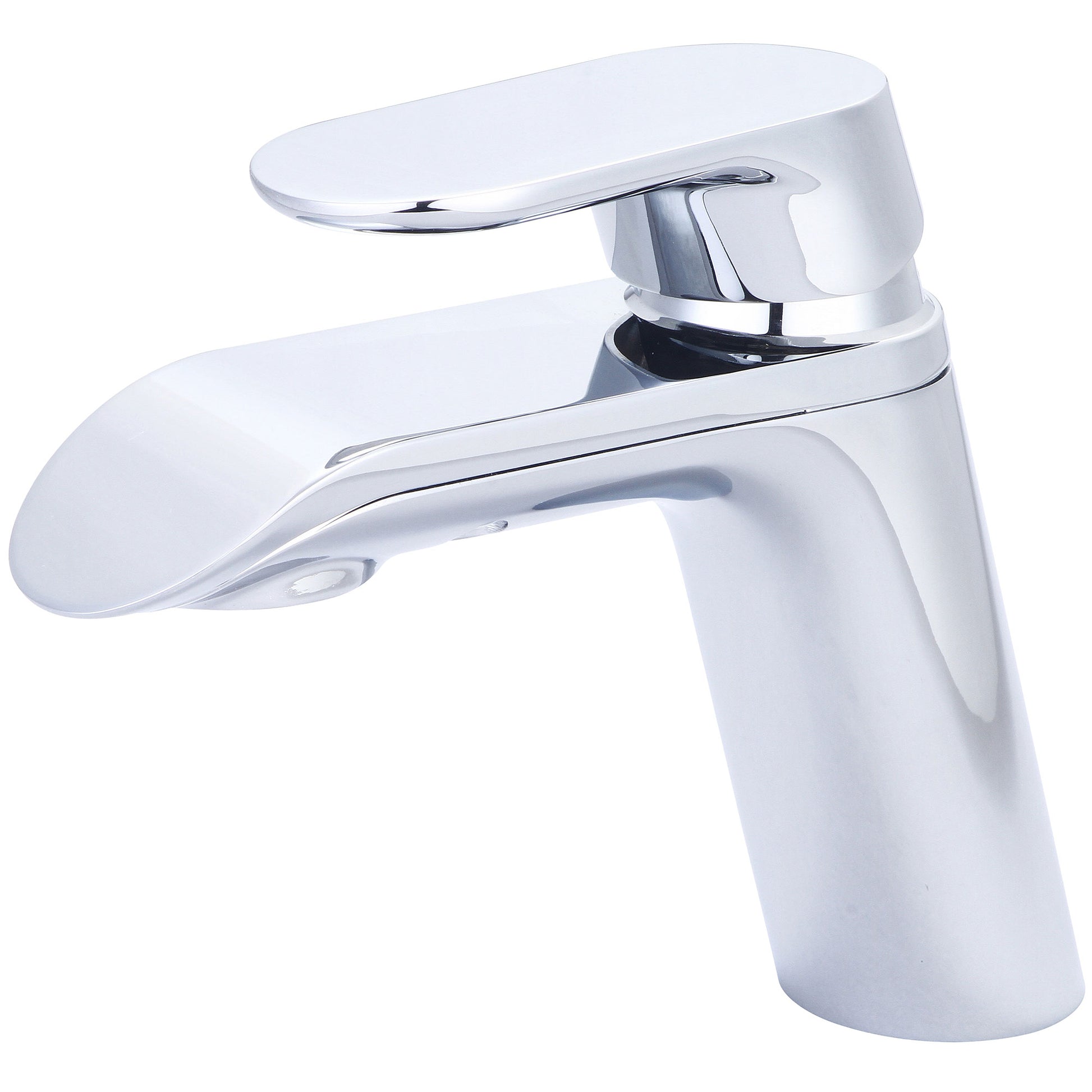 Olympia L-6033 LAV-1-HOLE SINGLE LVR HDL W/PUSH DOWN DRAIN WITH OVERFLOW 3/8" FLEX-CP