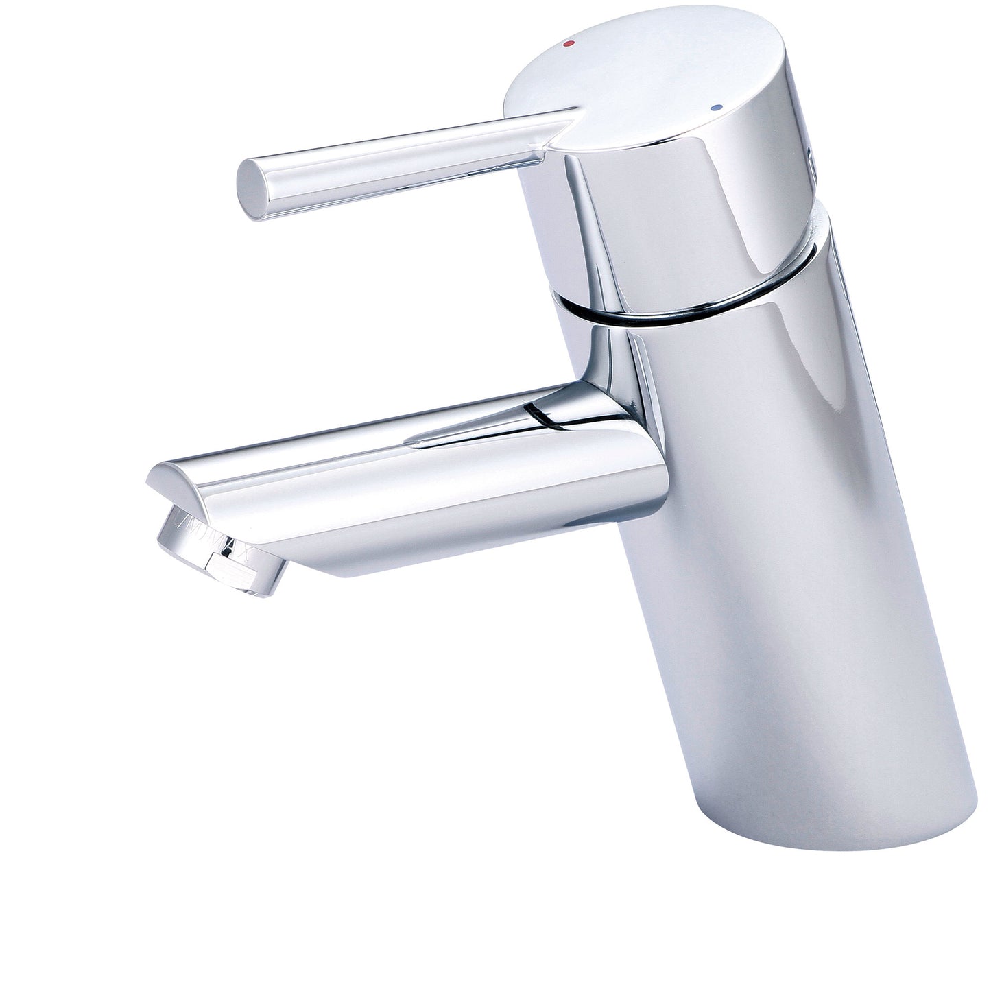 Olympia L-6053 LAV-1-HOLE SINGLE LVR HDL W/PUSH DOWN DRAIN WITH OVERFLOW 3/8" FLEX-CP