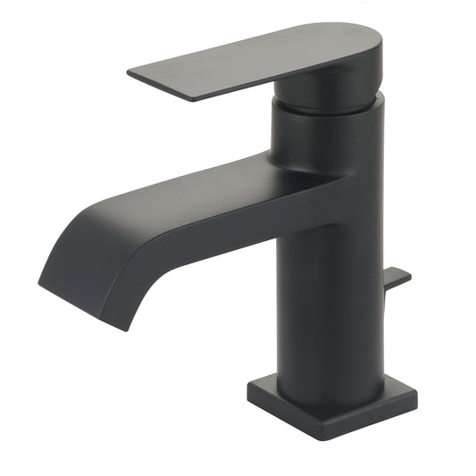Olympia L-6090-MB LAV-1-HOLE SINGLE LVR HDL W/50/50 POP-UP DRAIN 3/8" FLEX-MB