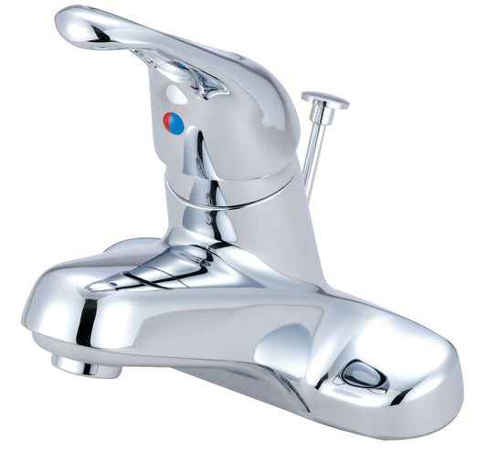 Olympia L-6170 LAV-4" SINGLE METAL LOOP HDL W/50/50 POP-UP DRAIN-CP
