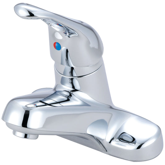 Olympia L-6174 LAV-4" SINGLE METAL LOOP HDL WITH POP-UP HOLE COVER-CP