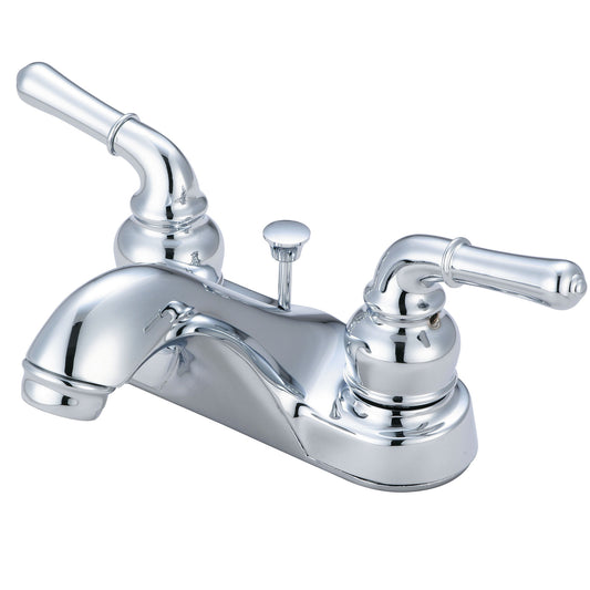 Olympia L-7240 LAV-4" TWO LVR HDL W/50/50 POP-UP DRAIN-CP