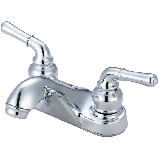 Olympia L-7241 LAV-4" TWO LVR HDL W/POP-UP HOLE COVER-CP