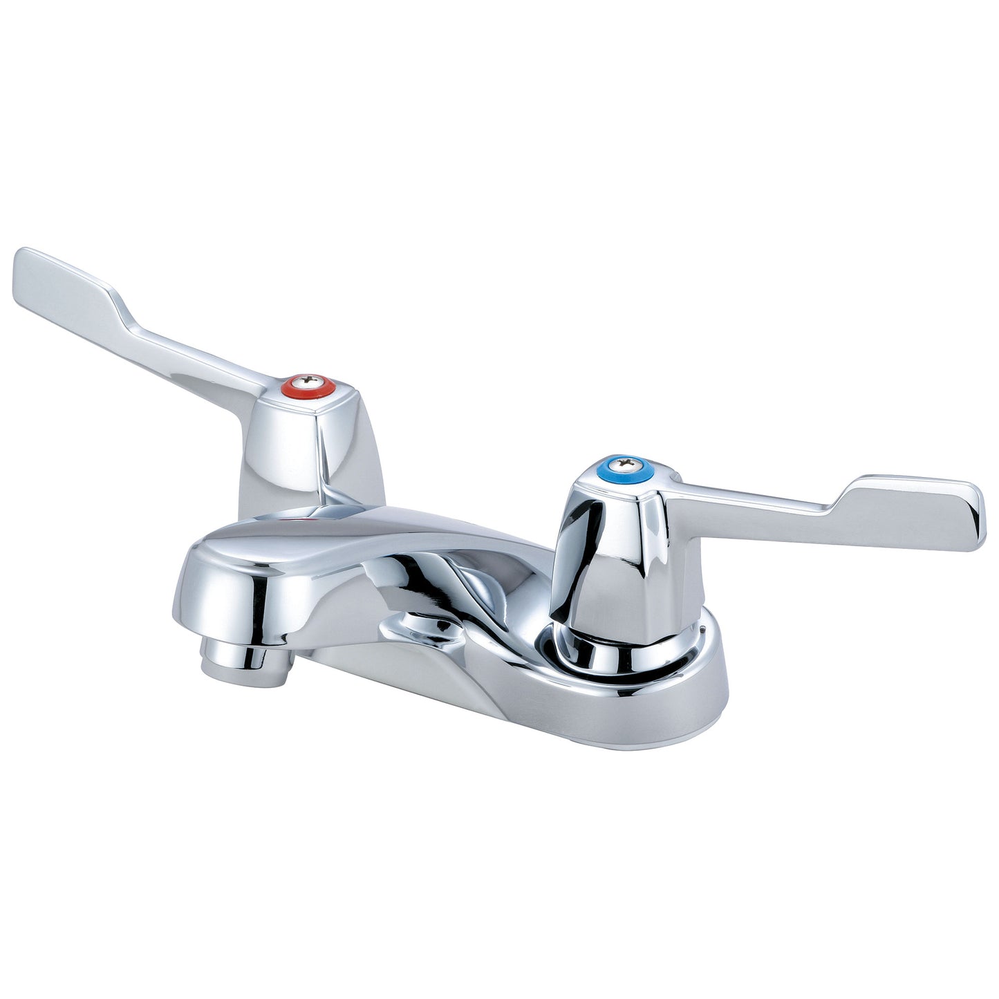 Olympia L-7251 LAV-4" TWO ADA WRIST BLADE HDL W/POP-UP HOLE COVER-CP