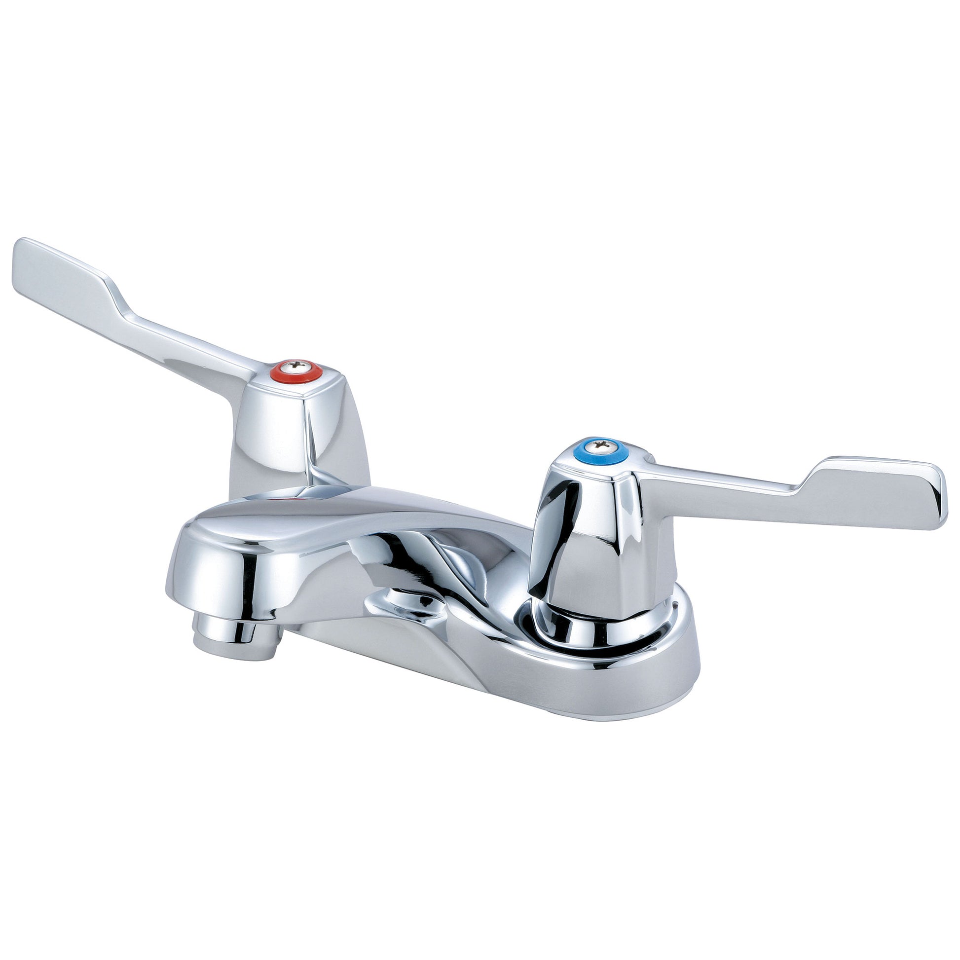 Olympia L-7251 LAV-4" TWO ADA WRIST BLADE HDL W/POP-UP HOLE COVER-CP