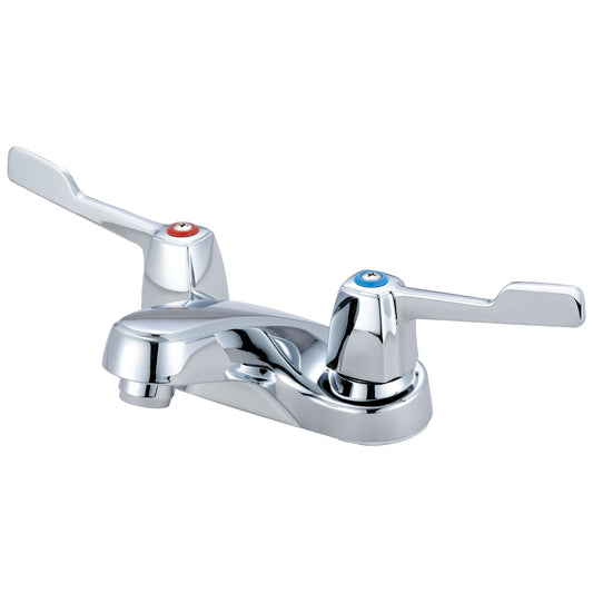 Olympia L-7251 LAV-4" TWO ADA WRIST BLADE HDL W/POP-UP HOLE COVER-CP