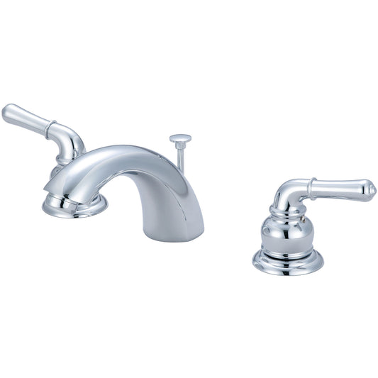 Olympia L-7330 LAV-4"-16" TWO LVR HDL W/50/50 POP-UP DRAIN 3/8" FLEX-CP