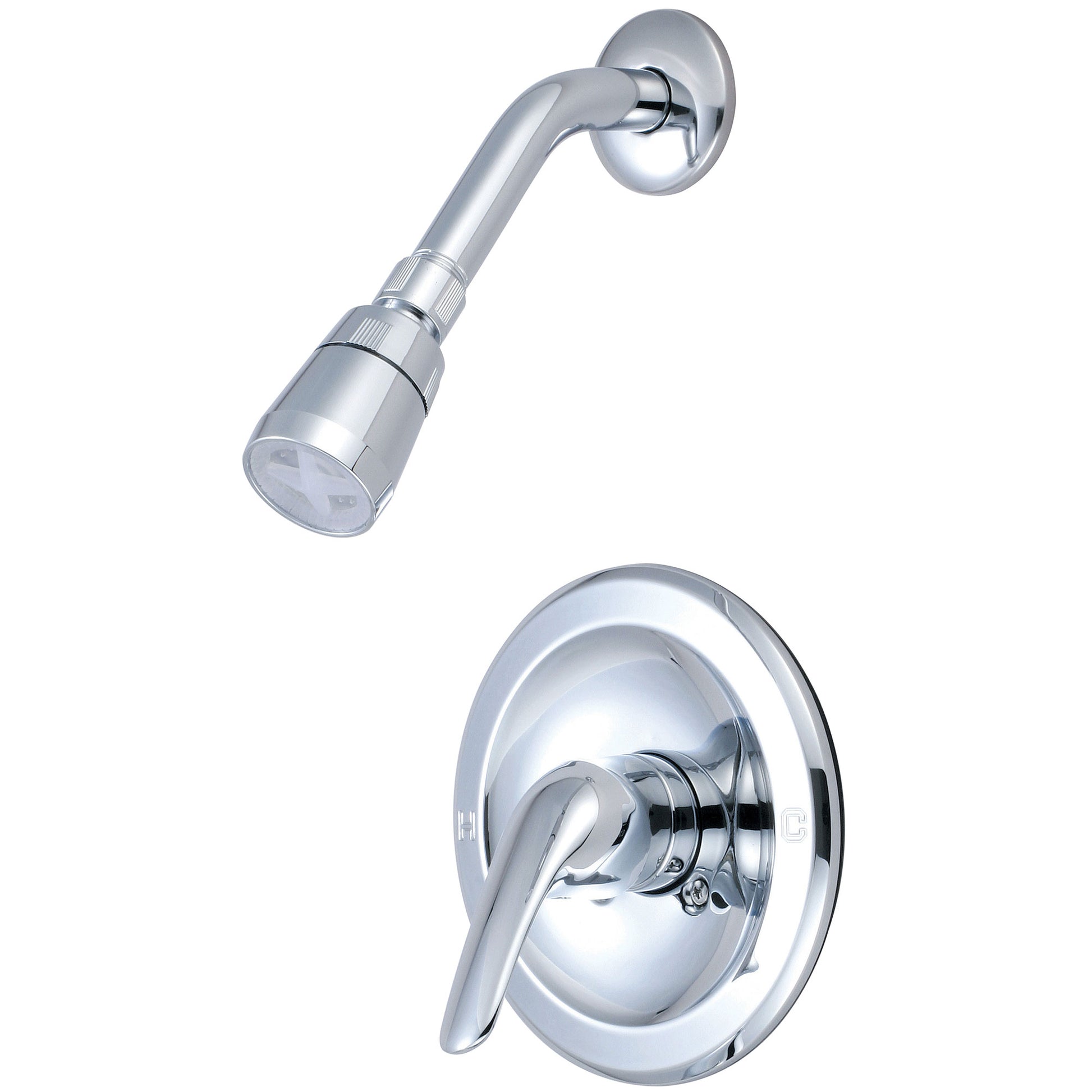 Olympia P-2002 SHOWER SET-SINGLE METAL LVR HDL SINGLE FUNC SHWR-CP