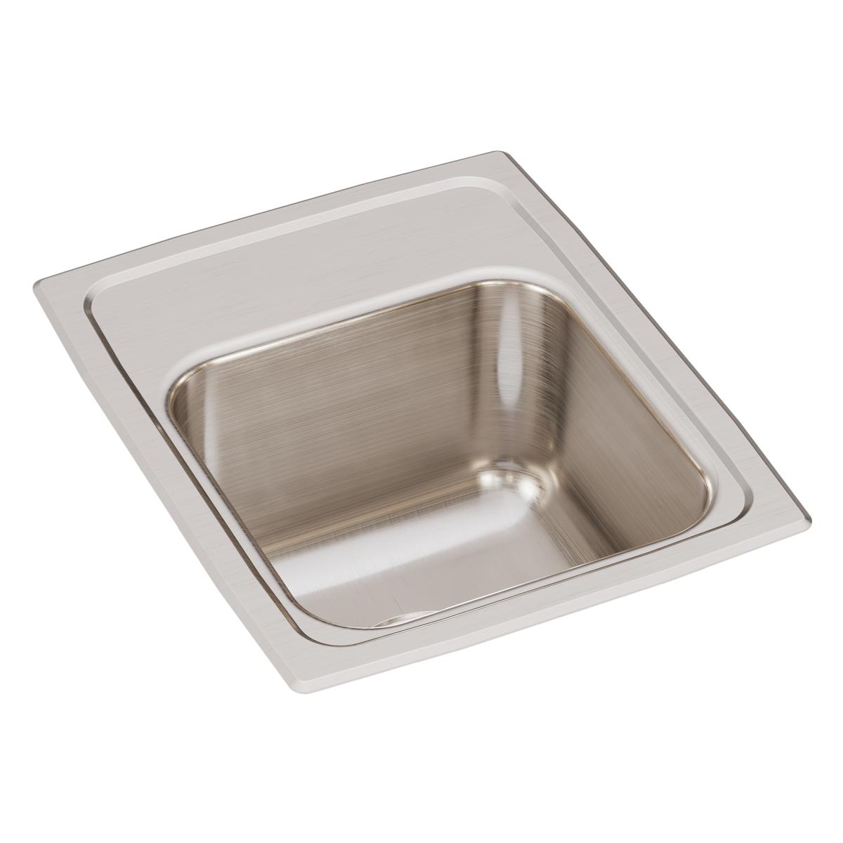 Just Manufacturing SL1613AMR2-J Stainless Steel 13" x 16" x 7-5/8" MR2-Hole Single Bowl Drop-in Sink