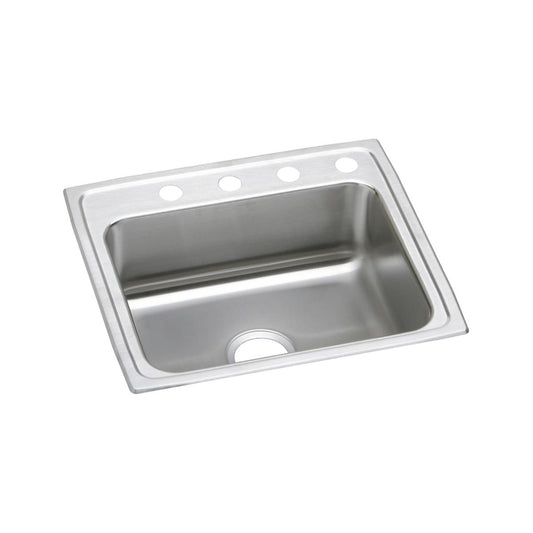 Just Manufacturing SLADA2125A451-J Stainless Steel 25" x 21-1/4" x 4-1/2" 1-Hole Single Bowl Drop-in ADA Sink