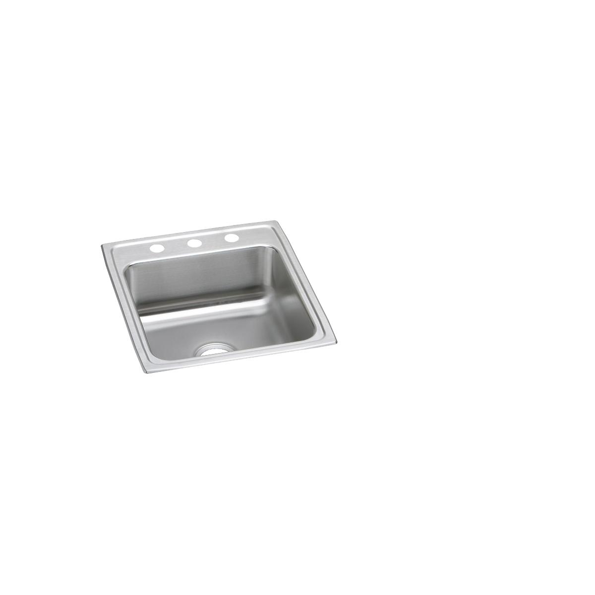 Just Manufacturing SLADA2219A554-J Stainless Steel 19-1/2" x 22" x 5-1/2" 4-Hole Single Bowl Drop-in ADA Sink