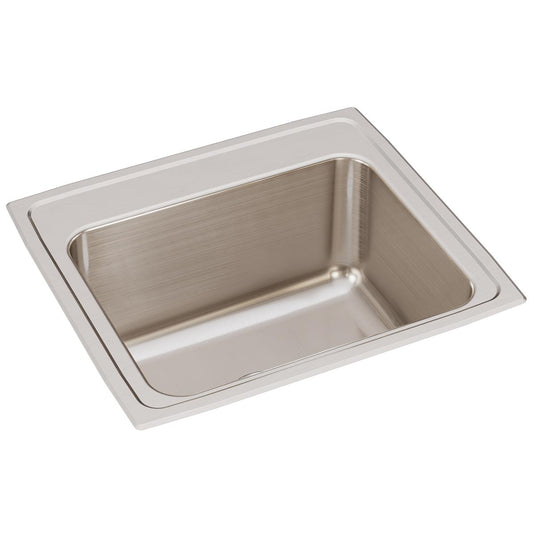 Just Manufacturing SLX1921AMR2-J Stainless Steel 22" x 19-1/2" x 10-1/8" MR2-Hole Single Bowl Drop-in Sink