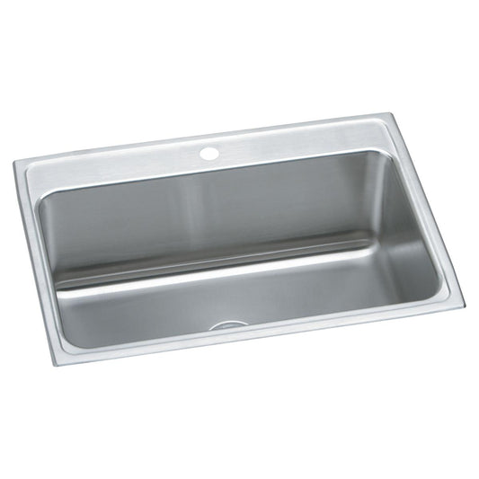 Just Manufacturing SLXD2231A1-J Stainless Steel 31" x 22" x 11-5/8" 1-Hole Single Bowl Drop-in Sink
