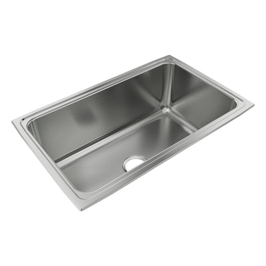 Just Manufacturing SXD1931A-J Stainless Steel 31" X 19-1/2" X 11-5/8" No Faucet Ledge Single Bowl Drop-in Sink