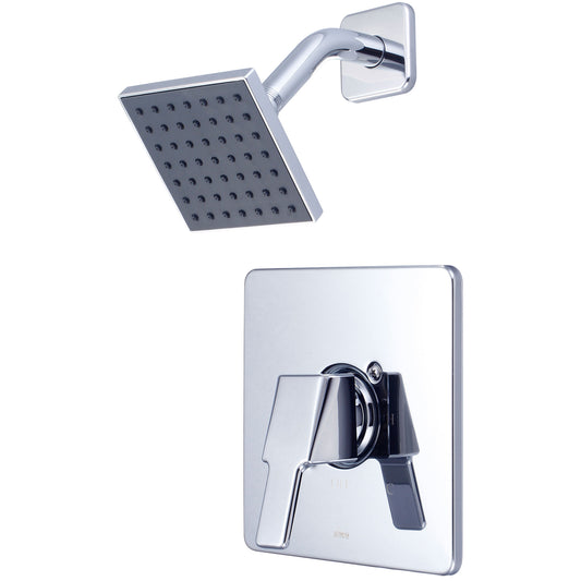 Olympia T-2395 SHOWER TRIM SET-LVR HDL SINGLE FUNC 4" SQUARE SHWR-CP