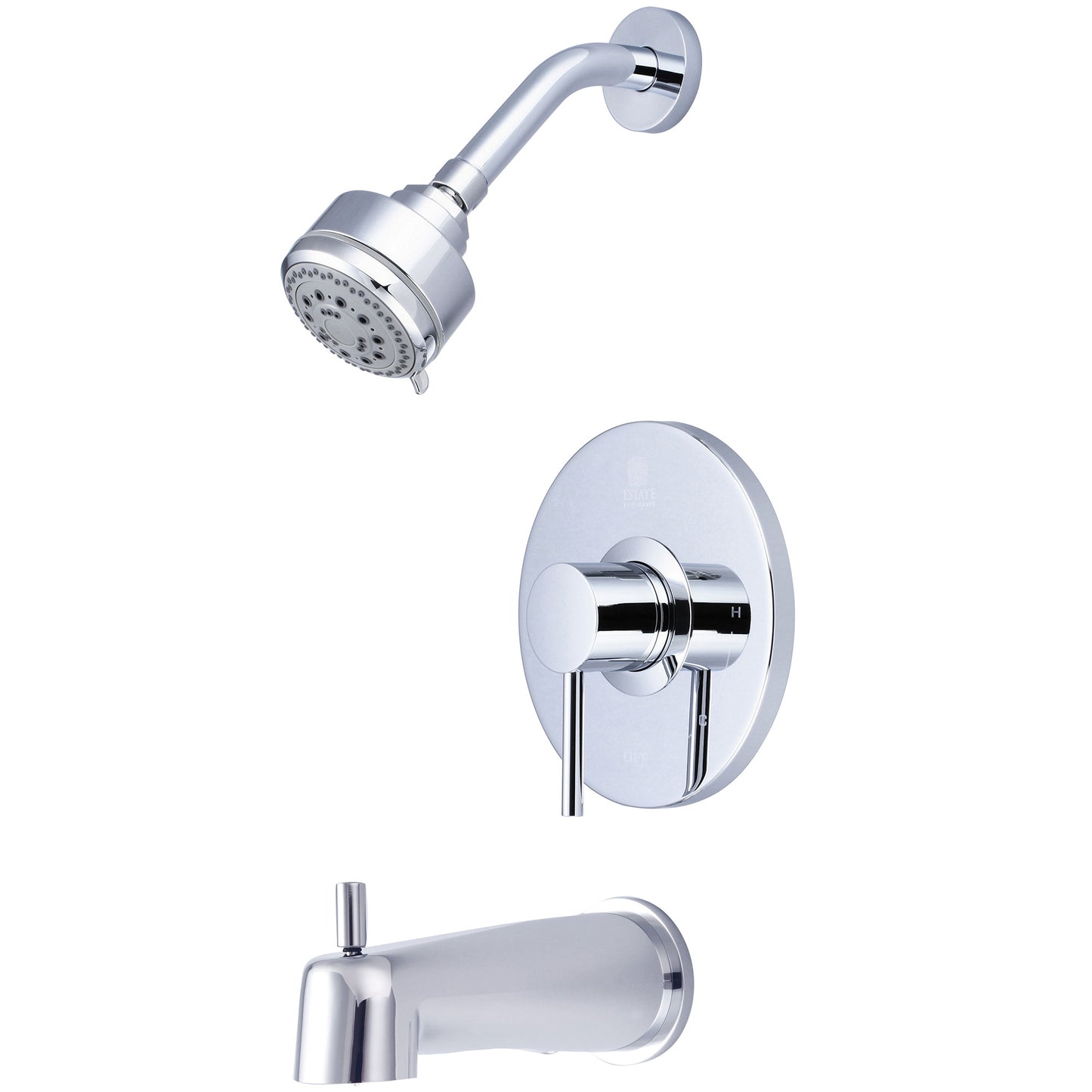 Pioneer T-4Mt111 Tub & Shwr Trim Set-Motegi Lvr Hdl Ext. Combo Dvr Tub Spt Five Func Shwr-Cp