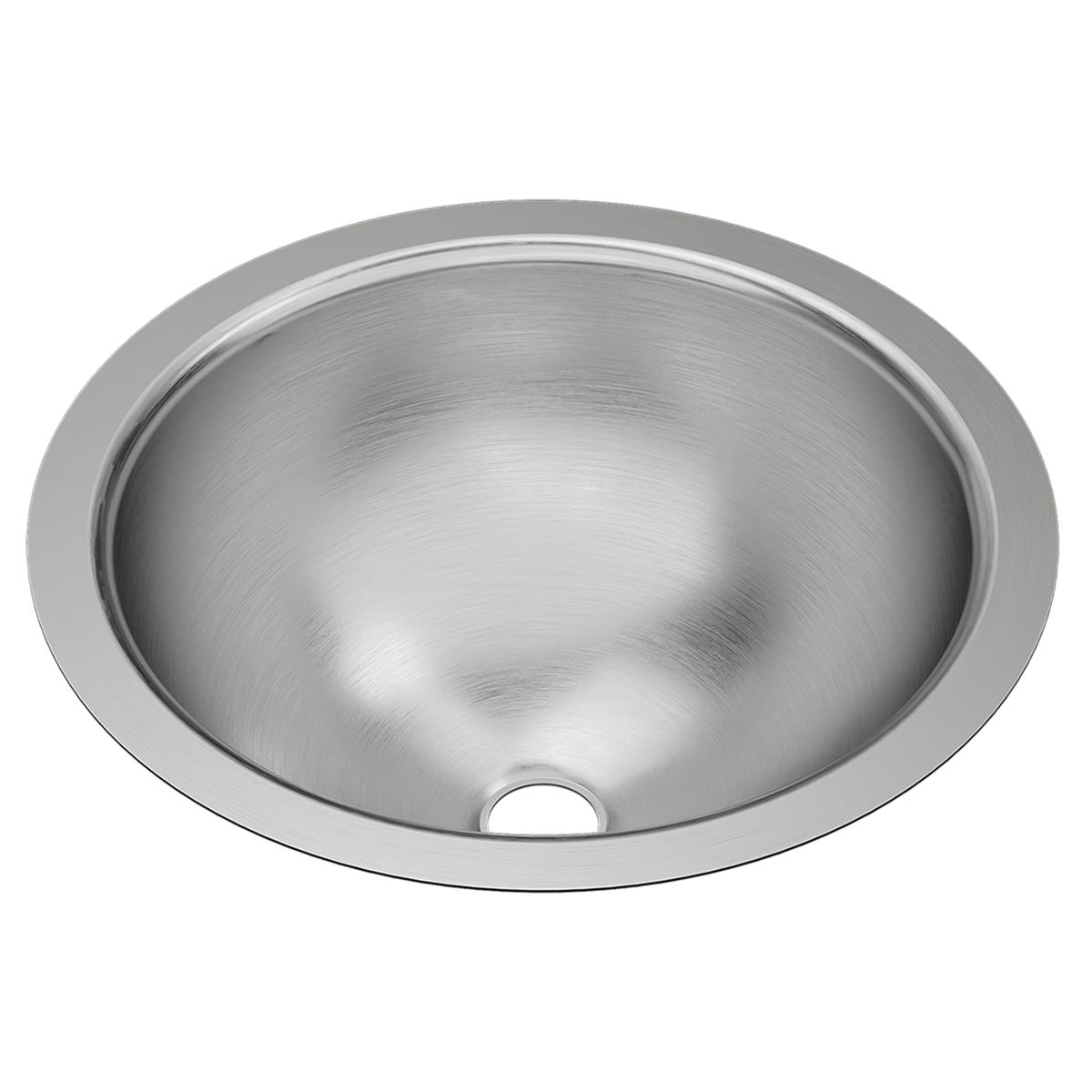 Just Manufacturing UCIFADA12-J Stainless Steel 14-3/8" x 14-3/8" x 6" Single Bowl Undermount Lavatory Sink with Overflow