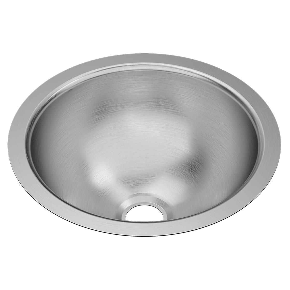 Just Manufacturing UCIR12-J Stainless Steel 14-3/8" x 14-3/8" x 6" Single Bowl Undermount Lavatory Sink