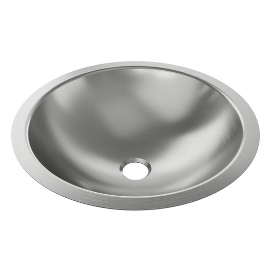 Just Manufacturing UCIRADA16-J Stainless Steel 18-1/4" x 18-1/4" x 5-1/2" Undermount Lavatory ADA Sink