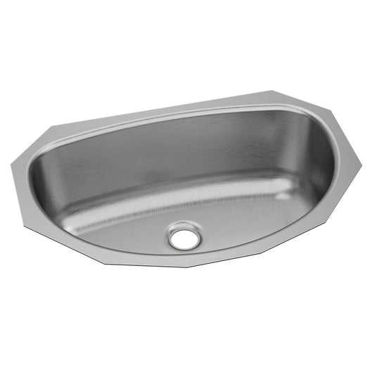 Just Manufacturing UOIR1521A-J Stainless Steel 19-1/2" x 13-5/16" x 6-1/4" Single Bowl Undermount Lavatory Sink