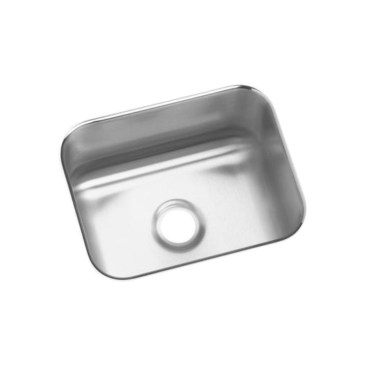 Just Manufacturing US1114A-J Stainless Steel 14-1/2" x 11-3/4" x 7" Single Bowl Undermount Prep Sink