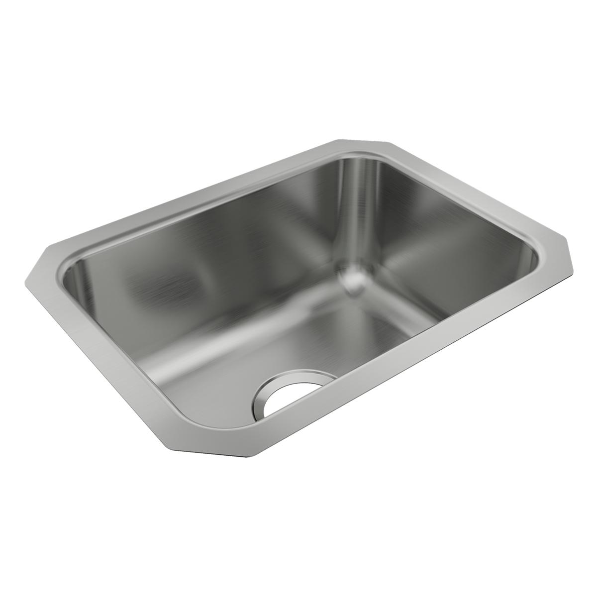 Just Manufacturing US13518A-J Stainless Steel 18-1/2" x 14" x 7-7/8" Single Bowl Undermount Sink