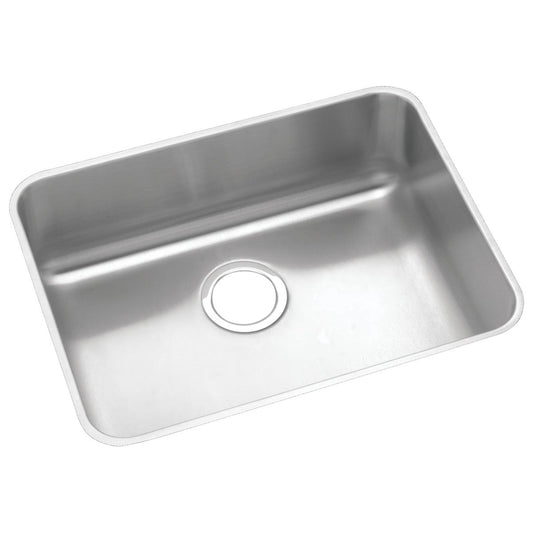 Just Manufacturing US1824A-J Stainless Steel 23-1/2" x 18-1/4" x 7-1/2" Single Bowl Undermount Sink
