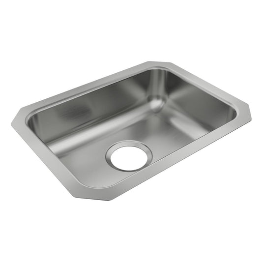 Just Manufacturing USADA13518A45-J Stainless Steel 18-1/2" x 14" x 4-3/8" Single Bowl Undermount ADA Sink