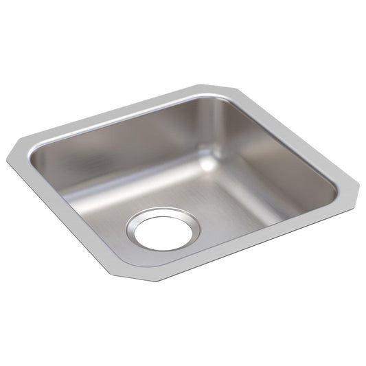 Just Manufacturing USADA1616A55-J Stainless Steel 16-1/2" x 16-1/2" x 5-3/8" Single Bowl Undermount ADA Sink