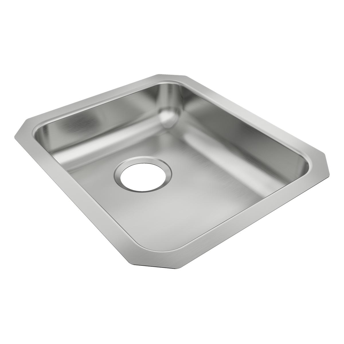 Just Manufacturing USADA1816A55-J Stainless Steel 16" x 18-1/2" x 5-3/8" Single Bowl Undermount ADA Sink