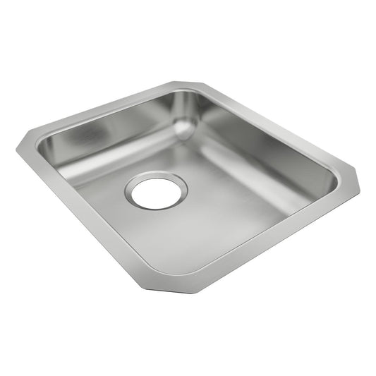 Just Manufacturing USADA1816A55-J Stainless Steel 16" x 18-1/2" x 5-3/8" Single Bowl Undermount ADA Sink