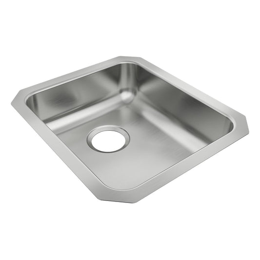 Just Manufacturing USADA1816A45-J Stainless Steel 16" x 18-1/2" x 4-3/8" Single Bowl Undermount ADA Sink