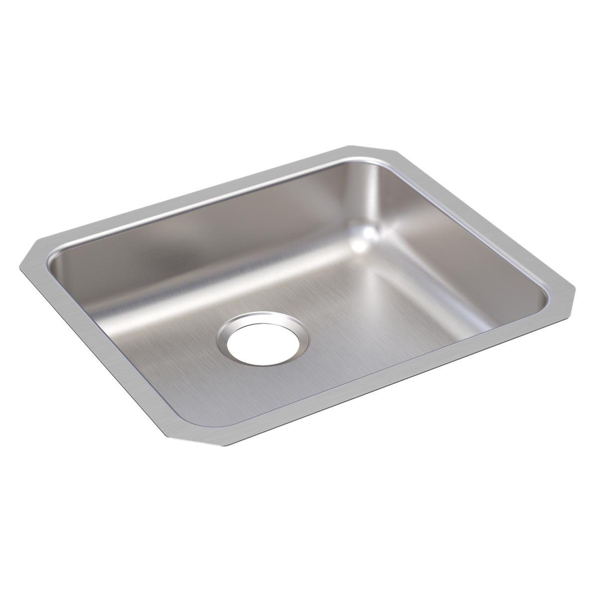 Just Manufacturing USADA1821A65-J Stainless Steel 21-1/2" x 18-1/2" x 6-3/8" Single Bowl Undermount ADA Sink
