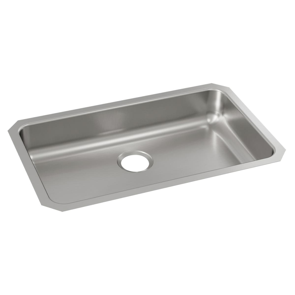 Just Manufacturing USADA1830A55-J Stainless Steel 30-1/2" x 18-1/2" x 5-3/8" Single Bowl Undermount ADA Sink