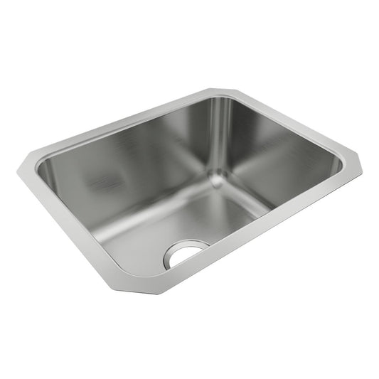 Just Manufacturing USX1620A-J Stainless Steel 20-1/2" x 16-1/2" x 9-7/8" Single Bowl Undermount ADA Sink