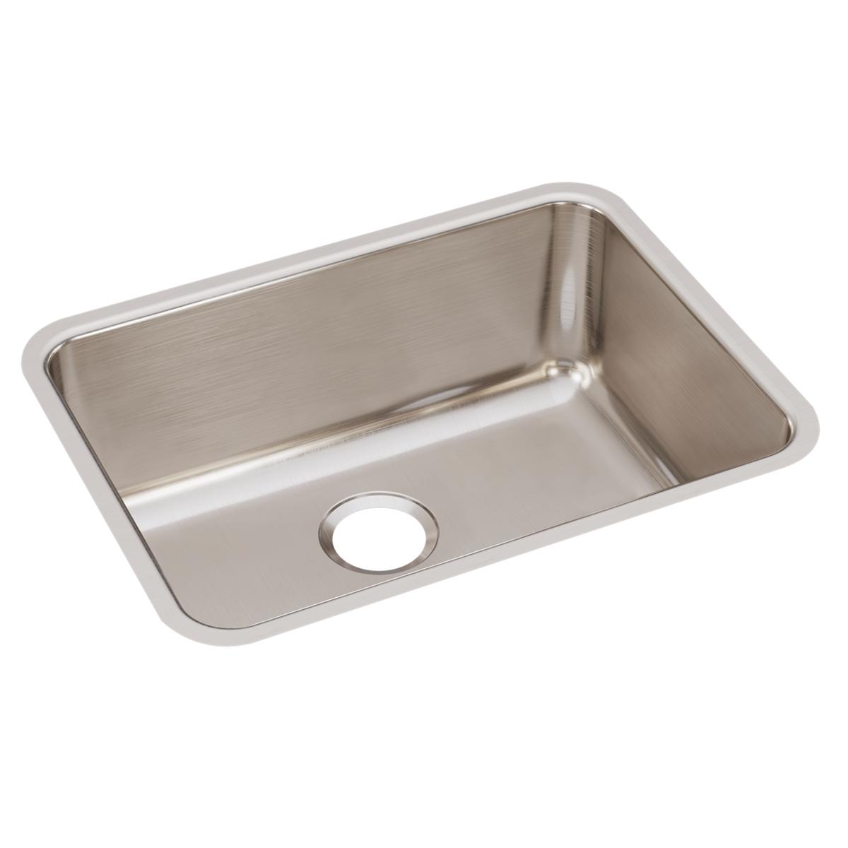Just Manufacturing USX1824A-J Stainless Steel 25-1/2" x 19-1/4" x 10" Single Bowl Undermount Sink