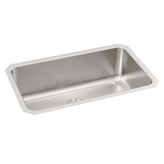 Just Manufacturing USXN1830A-J Stainless Steel 30-1/2" x 18-1/2" x 10" Single Bowl Undermount Sink with Integra Drain