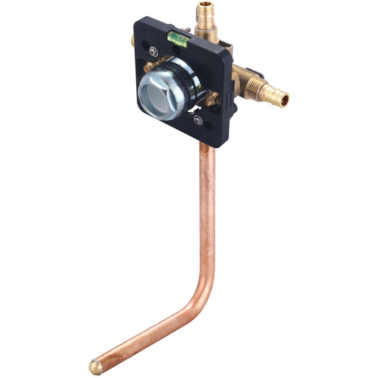 Olympia V-2309B TUB & SHWR VALVE ONLY-SINGLE HDL 1/2" UPONOR PEX INLET 1/2" COPPER STUB TUB OUTLET W/STOP