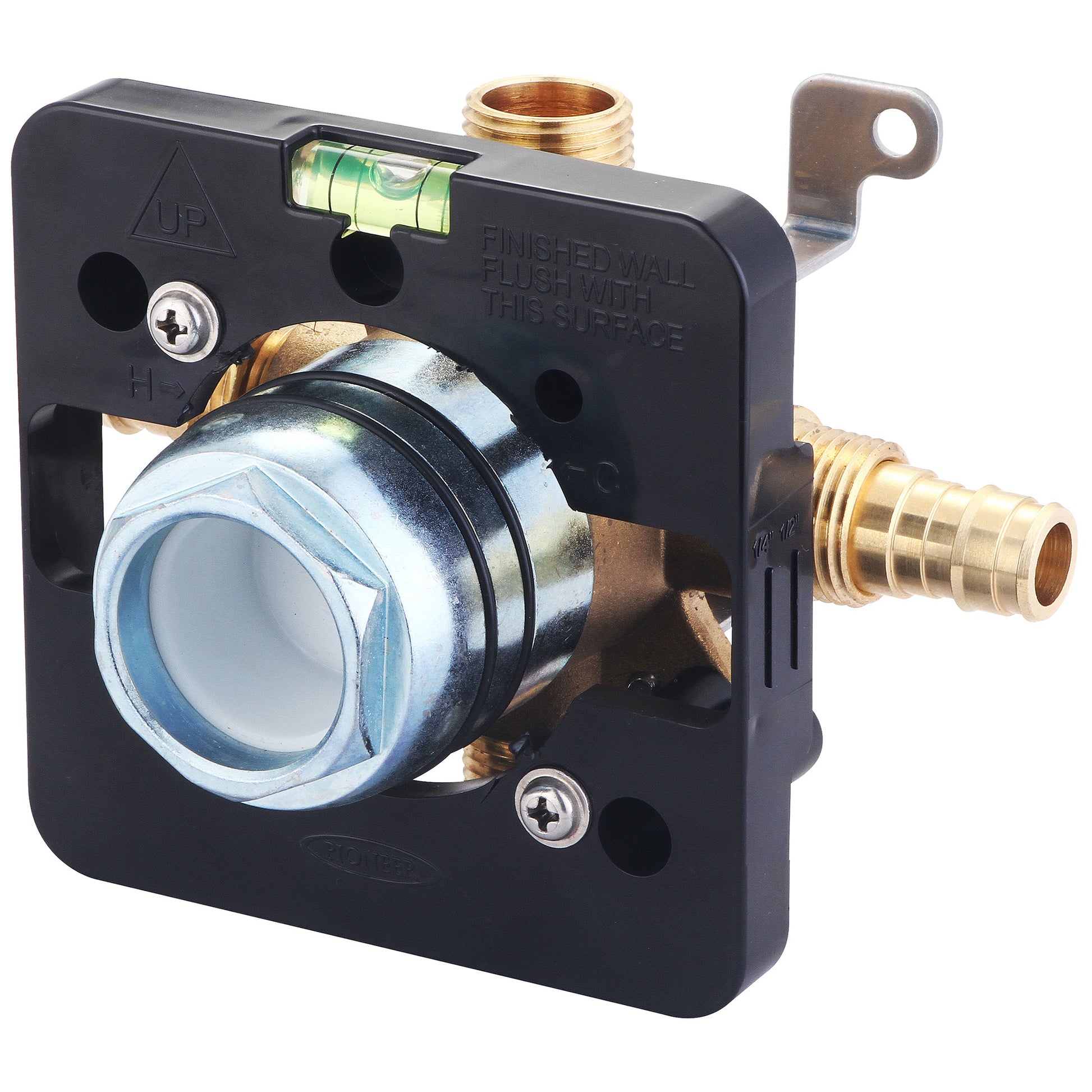 Olympia V-2407B TUB & SHWR VALVE ONLY-SINGLE HDL 1/2" UPONOR PEX INLET COMBO OUTLET