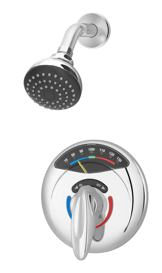 Symmons 1-1000VT-1.5-TRM Visu-Temp With Clear-Vue Trim